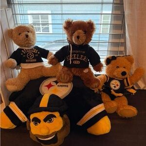 Pittsburgh Steelers Teddy Bear Bundle